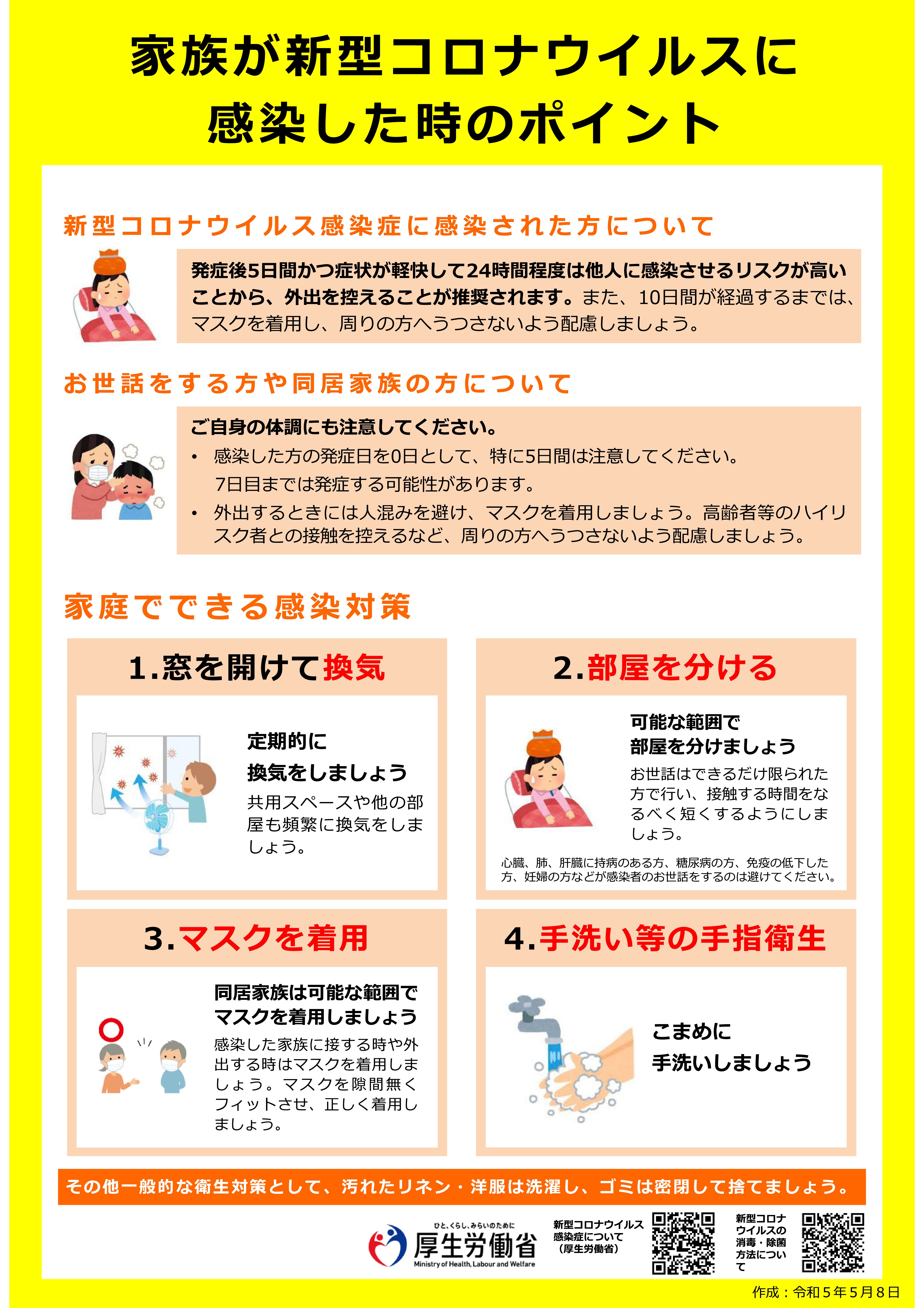 新型コロナ感染症5類への変更に関して